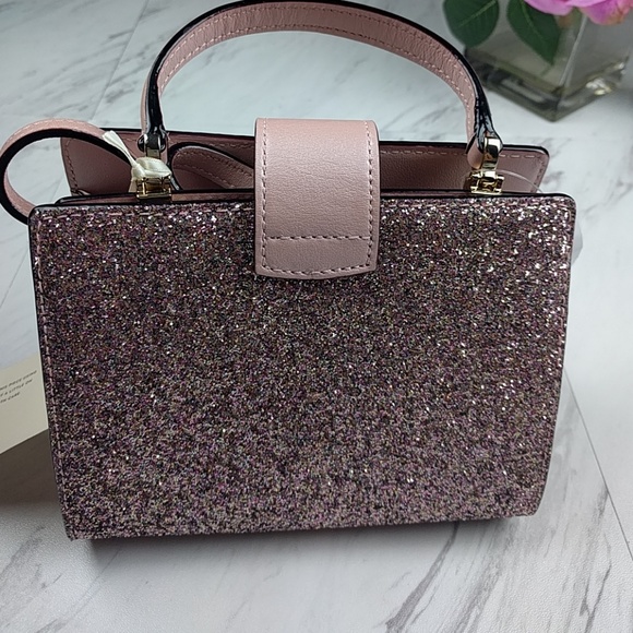 Kate Spade Mini Kirin Rose Gold Top Handle Purse - Picture 5 of 7